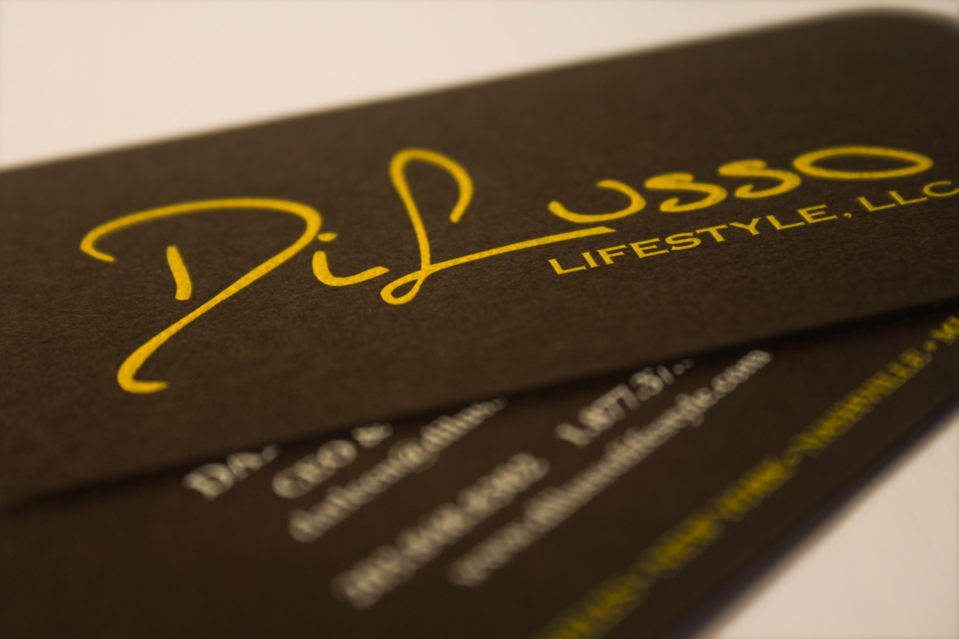 Engraved Business Card